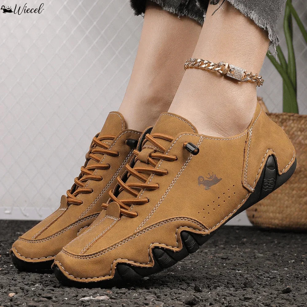 Chaussures barefoot en cuir avec un confort ultime • Wiecel™